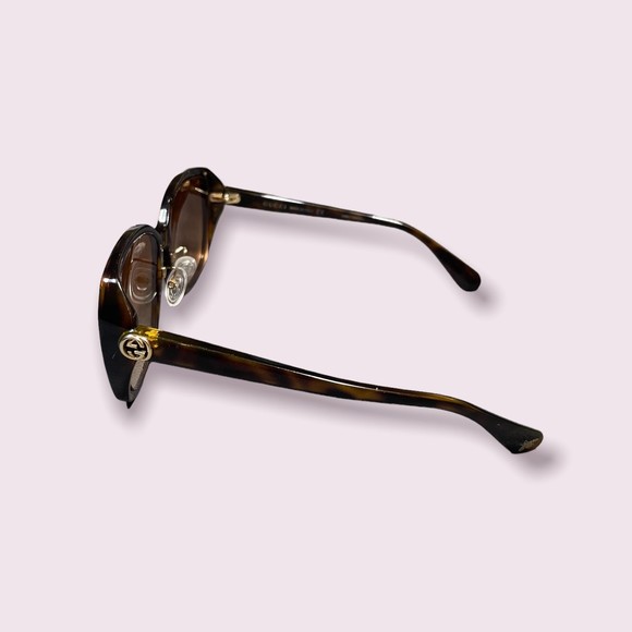 Gucci Havana Brown Sunglasses GG0371SK *Check Description*‎ main image 6